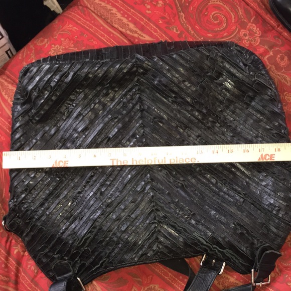 Ninge real leather handbag - Picture 7 of 13